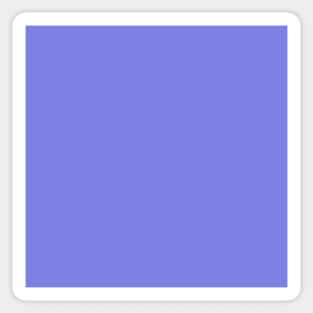 Dark Periwinkle Purple Solid Color Sticker